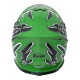 Kask Motocyklowy dla dzieci Enduro Zielony M